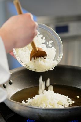 frying onions